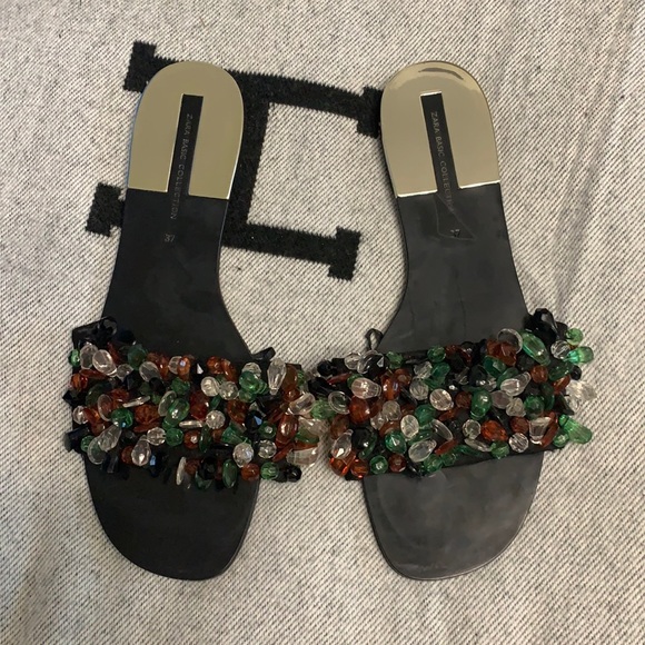 Zara beaded sandals